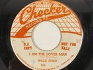 Checker 828 Willie Dixon - Crazy For My Baby / Lover Man DJ COPY 7