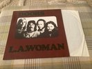 The DOORS LA WOMAN ELEKTRA RED LABEL 1980'S GERMAN PRESS ALL NEAR MINT
