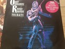 OZZY OSBOURNE / RANDY RHOADS TRIBUTE LP 1987 GOLD PROMO SLEEVE  + POSTER VG+/EX