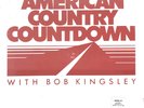 American Country Countdown With Bob Kingsley 4 Vinyl, LP Set 3-17-1990
