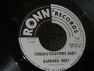 Z20 RONN 32 PROMO SOUL BARBARA WEST CONGRATULATIONS BABY GIVE ME BACK THE MAN