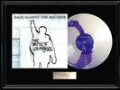 RAGE AGAINST THE MACHINE WHITE GOLD SILVER PLATINUM TONE RECORD LP BATTLE OF L.A
