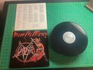 Slayer SHOW NO MERCY Silver Labels Metal Blade 1984 w/OG Lyric Sheet in EX/VG+