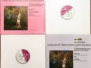 SCHUBERT Violin Works MICHELE AUCLAIR ERATO STEREO 2 Lps ED1 STE 50136 / 37 NM