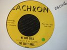 scott brothers we like girls zachron   usa orig  soul 45 northern