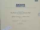 DGG ARCHIV APM 14039/41 (3 LP) BACH 18 CHORALES OF A DIFFERENT KIND *WALCHA NM