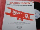 BARON ROJO LARGA VIDA AL ROCK mexico press UNIQUE ART MEXICAN NICE COVER PROMO