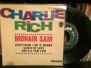CHARLIE RICH • 	Mohair sam +3 • RARE 1965 FRENCH EP Philips 434 562