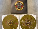 Guns N Roses Greatest Hits Limited Edition Gold Red & White 2 Splatter Vinyl LP