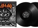 DEF LEPPARD Diamond Star Halos Black Blk Vinyl 2 LP