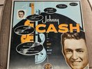 JOHNNY CASH With His Hot & Blue Guitar LP Sun 1220 Vinyl LP Record TESTED. VG