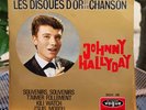 Rare EP 45T Johnny Hallyday - Les disques d’or de la chanson DOV 08 (VG+/EX)