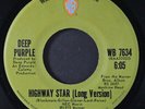 DEEP PURPLE: highway star / edit WB 7