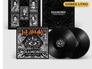 DEF LEPPARD - DIAMOND STAR HALOS 2LP WITH SIGNED / AUTOGRAPHED LITHO In Hand