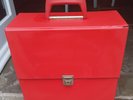 Vinyl Record: Bundles x 36 LPs Mixed Genres with LP Carry Case - Red