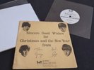 THE BEATLES -First Christmas Record- 1963 Fan Club Flexi disc Xmas