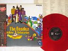 BEATLES YELLOW SUBMARINE EMI/ODEON EAS-70138 JAPAN OBI CLEAR RED VINYL VINYL LP