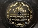 JAZZ: KING OLIVER’S ORCHESTRA - ‘CAN I TELL YOU/ MY GOOD MAN SAM’ VICTOR 78