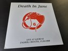 death in june - live in croatia  -  lp' --white vinyl
