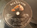 ELVIS PRESLEY A FOOL SUCH AS I RCA   78 RPM 1959 CANADA ONLY
