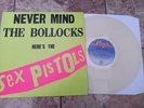 Sex Pistols Never Mind The Bollocks  Clear Vinyl Re-issue
