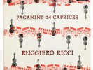 SXL 2194 RUGGIERO RICCI Paganini 24 violin solo caprices uk decca NB STEREO LP