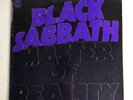 Black Sabbath Master Of Reality Vertigo German Pressing LP 1971 6360 050