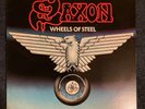 Saxon - Wheels Of Steel Vinyl LP (1980) Carrere – CAR 38-126 VG+/VG+