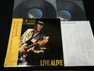 STEVIE RAY VAUGHAN LIVE ALIVE JAPAN VINYL 2LP OBI GATEFOLD 238-3P-795-6 EX-/EX-