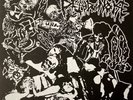 DEAD NOISE 7” EP RED VINYL HARDCORE PUNK CRUST GLOOM ZYANOSE GAI CONFUSE LTD 200