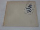 THE WHO - LIVE AT LEEDS - RARE UK 1ST PRESS LP COMPLETE BLACK TEXT - EX/EX