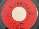 * FIVE SATINS All Mine / Rose Mary RARE ORIG. R&B DOO WOP SOUL Standard 45 HEAR