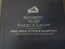 PRO ARTE STRING QUARTET - ANTHONY PINI / SCHUBERT quintet op.163 / HMV