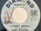 * RUBY WINTERS I Want Action/Better RARE NORTHERN SOUL Diamond Promo 45 HEAR