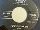 * V-EIGHTS Papa's Yellow Tie / My Heart VOCAL GROUP DOO WOP Vibro 45 HEAR