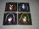 KISS SOLO VINYL RECORDS WITH POSTERS ALL 4 ALBUMS  GENE - ACE - PETER - PAUL