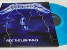 Metallica Ride the Lightning Electric Blue Vinyl Walmart Exclusive LP Sealed OOP