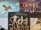 3-LOT Uriah Heep - Wonderworld The Best of Uriah Heep High and Mighty Vinyl