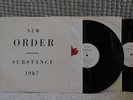 New Order Substance 1987 Vinyl Record OG Pressing Quest 1987 25621-1  2 LP VG
