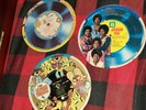 JACKSON FIVE (2) & SUGAR BEARS RARE Cardboard Cereal Box Cut Outs 33 1/3 RECORDS