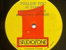 TYRONE EVANS - Follow You BRENTFORD ROCKERS / REGGAE JAMAICA STUDIO ONE 12