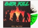 OVERKILL Feel The Fire LP COLORED Vinyl Album Green/Clear Split Black Splatter