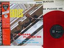 BEATLES PLEASE PLEASE ME EMI/ODEON EAS-70130 JAPAN OBI RED VINYL VINYL LP