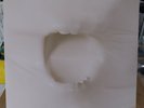 ST VINCENT ORIGINAL 2011 STRANGE MERCY LUNAR WHITE LTD EDITION VINYL LP  EX
