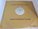 Rare Elvis Presley *Armed Forces Radio & Television Service Record Lp SSL-14769