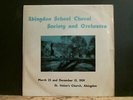 ABINGDON SCHOOL SOCIETY AND ORCHESTRA  St. Helen's Church Abingdon L.P.   1959