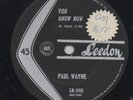PAUL WAYNE   Rare 1964 Australian Only 7