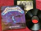 METALLICA ride the lightning LP ELEKTRA 1984 PLAY GRADED VG/EXC masterdisk press