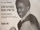 LP REGGAE / DENNIS BROWN / NO MAN IS AN ISLAND / STUDIO 1 ORIGINAL FIRST PRESS