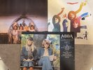 3-LOT ORIGINAL ABBA - ARRIVAL GREATEST HITS ABBA THE ALBUM VINYL RECORDS